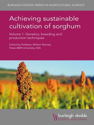 cover image of Achieving sustainable cultivation of sorghum Volume 1